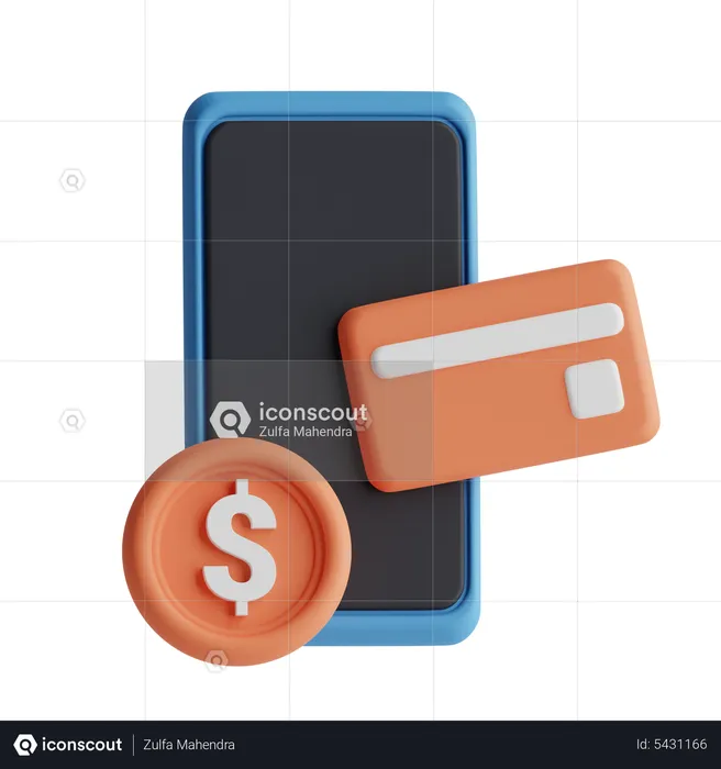 Services bancaires en ligne  3D Icon