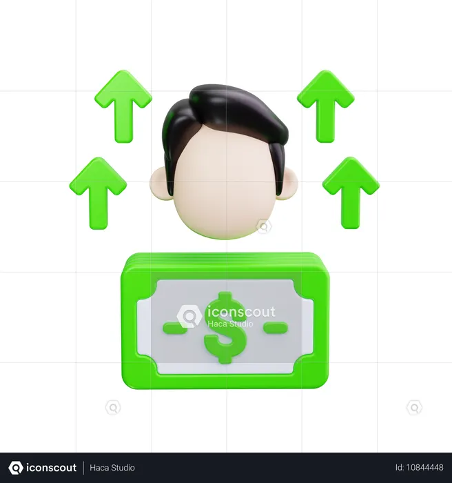 Banqueiro de investimento  3D Icon