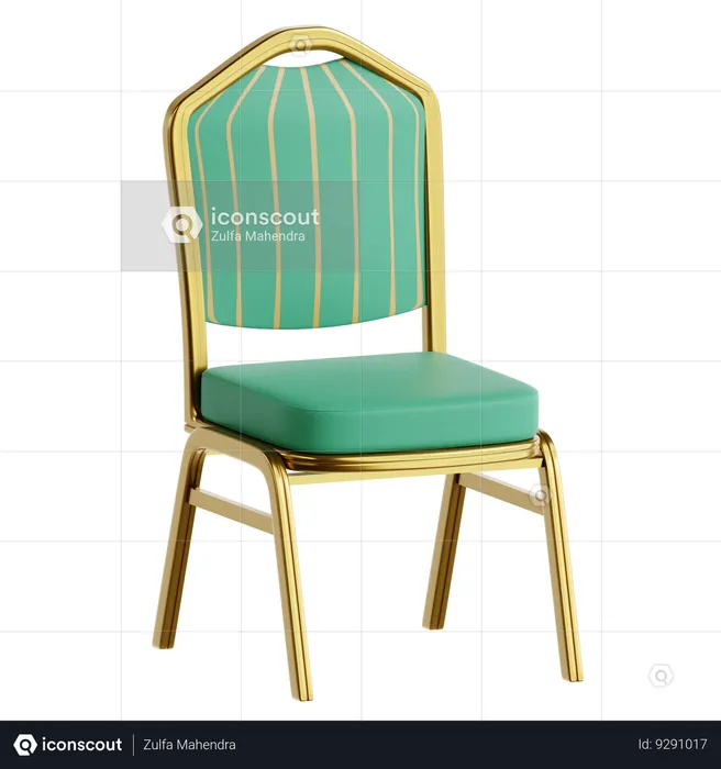 Banquet chair  3D Icon