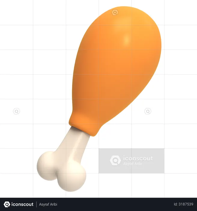 Baqueta  3D Icon