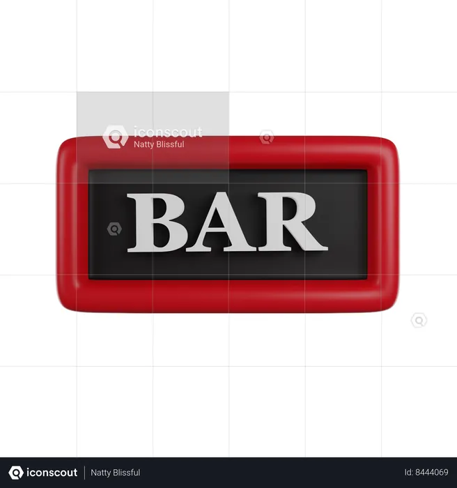 Bar  3D Icon