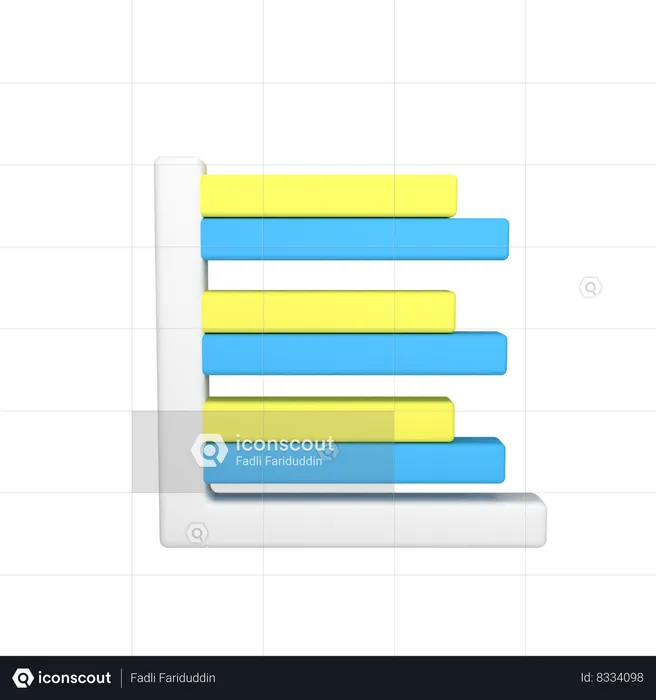 Bar Chart  3D Icon