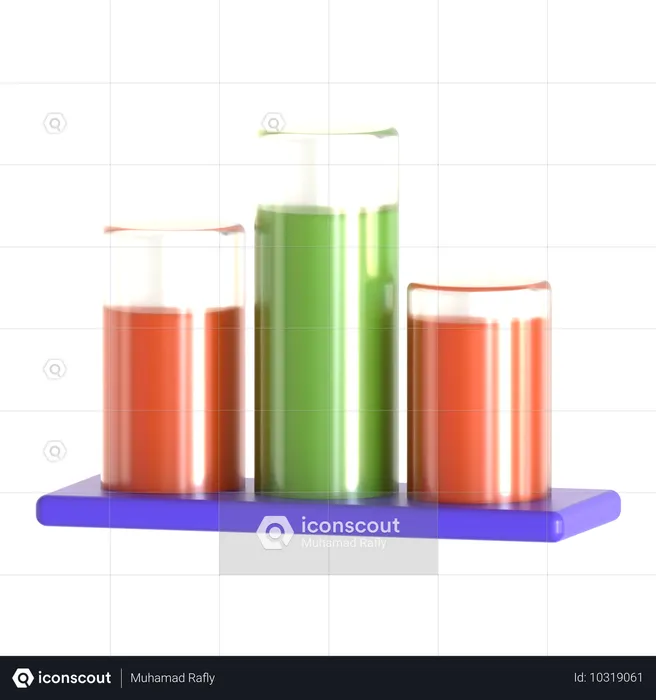 Bar Chart  3D Icon