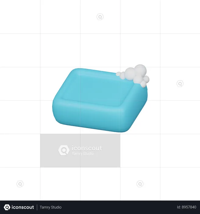 Bar Soap  3D Icon