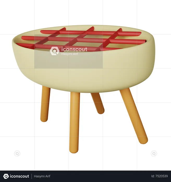 Barbecue  3D Icon