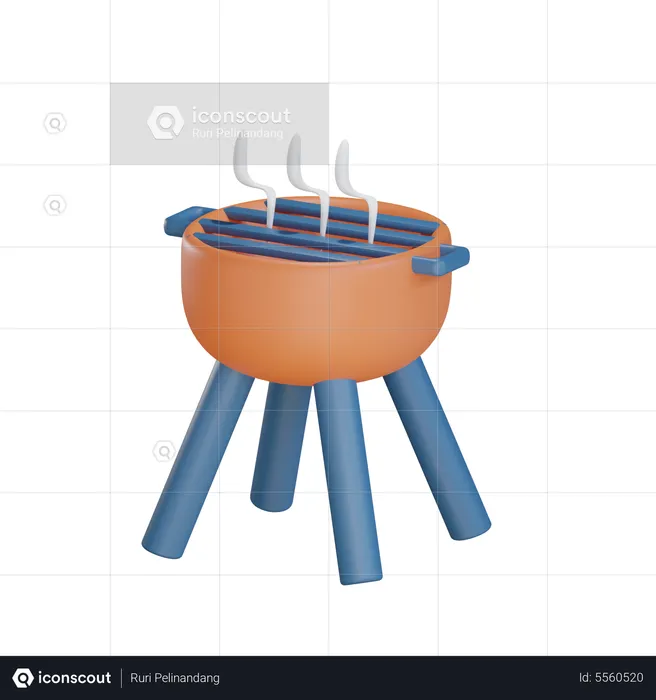 Barbecue  3D Icon