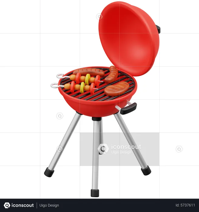 Barbecue  3D Icon