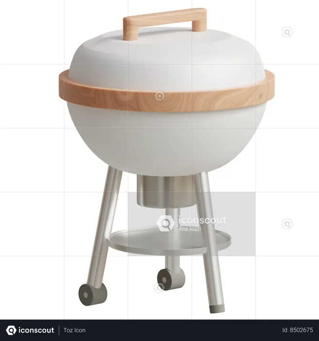 Barbecue grill  3D Icon