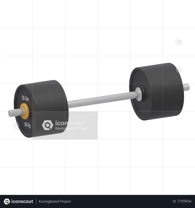 BARBEL  3D Icon