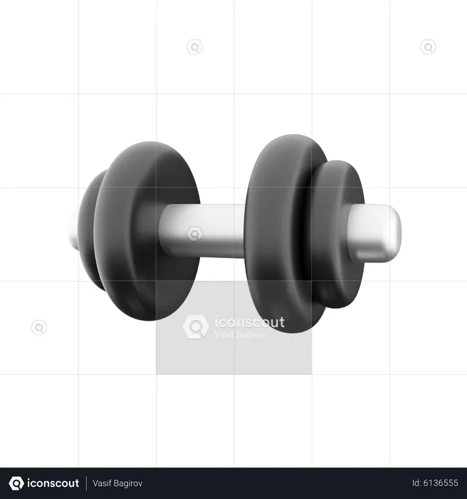 Barbell  3D Icon