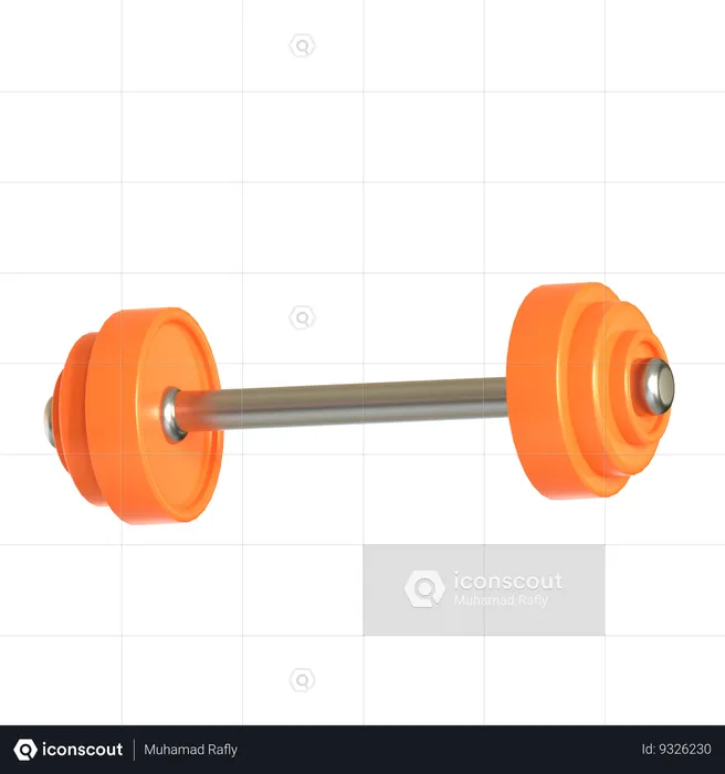 Barbell  3D Icon