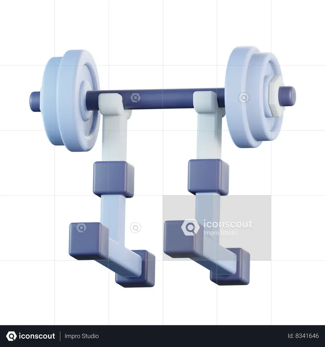 Barbell  3D Icon