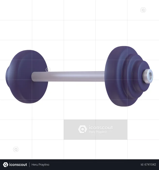 Barbell  3D Icon