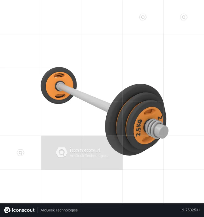 Barbell  3D Icon