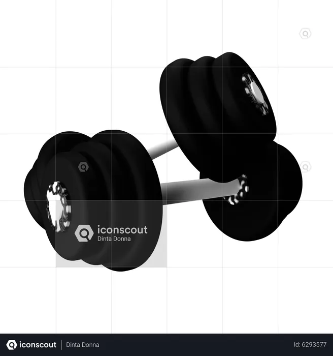 Barbell  3D Icon