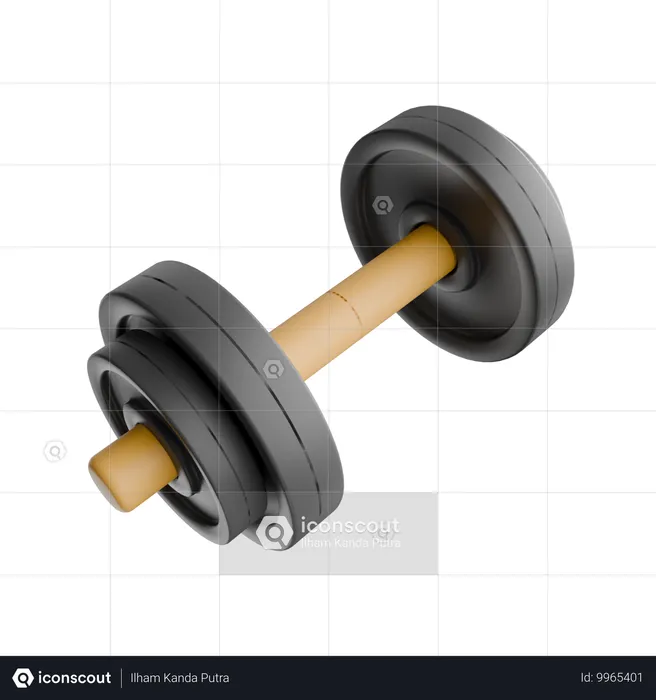 BARBELL  3D Icon