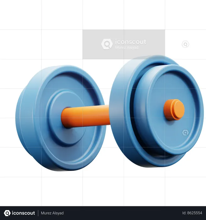 Barbell  3D Icon