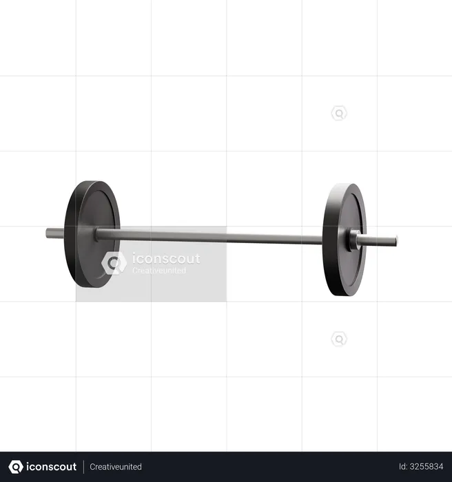 Barbell  3D Illustration