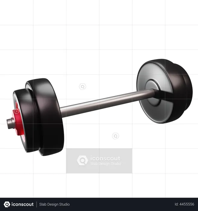 Barbell  3D Illustration