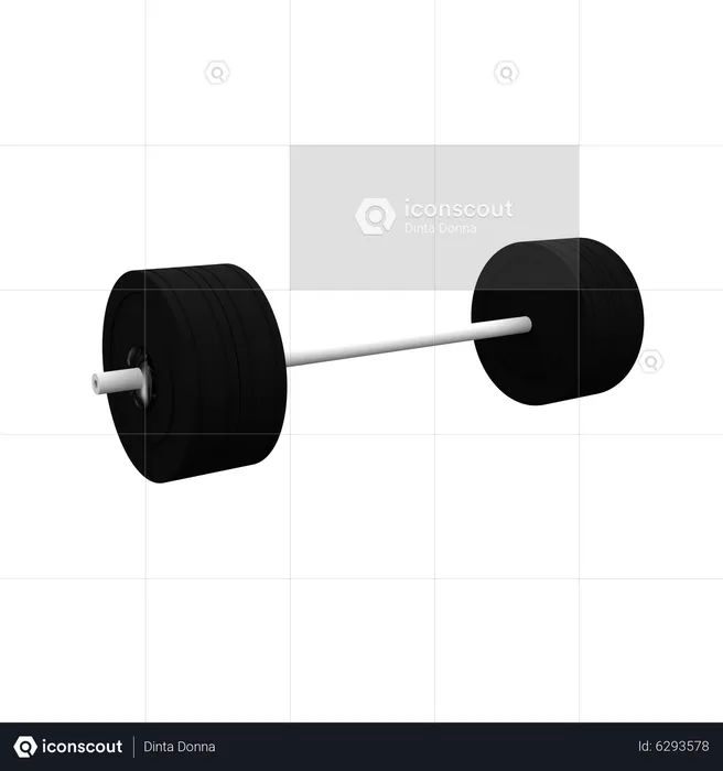 Barbell  3D Icon
