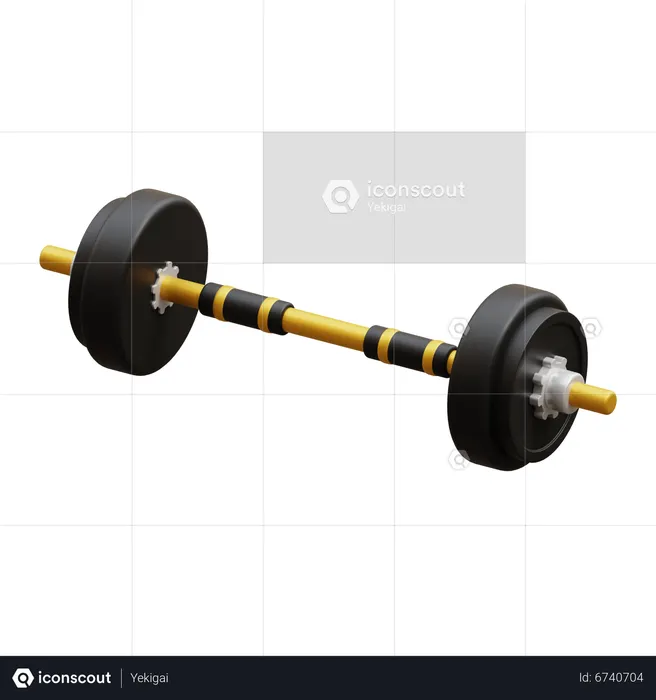 Barbell  3D Icon