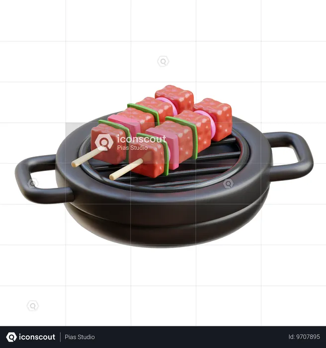 Barbequ  3D Icon