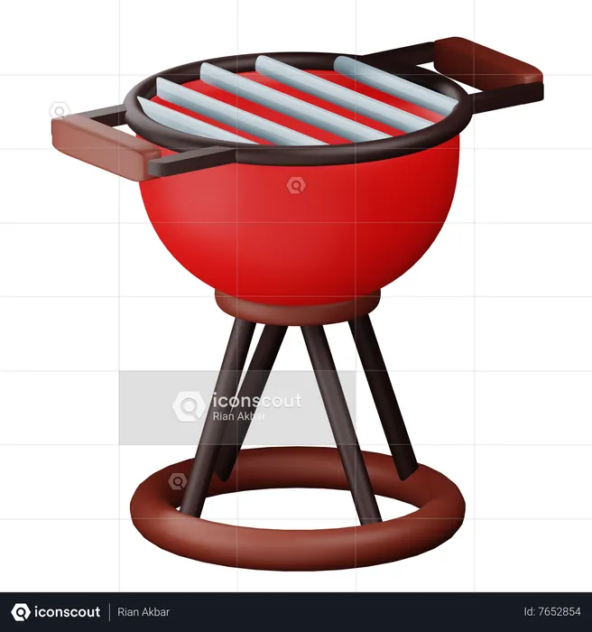 Barbeque Grill  3D Icon