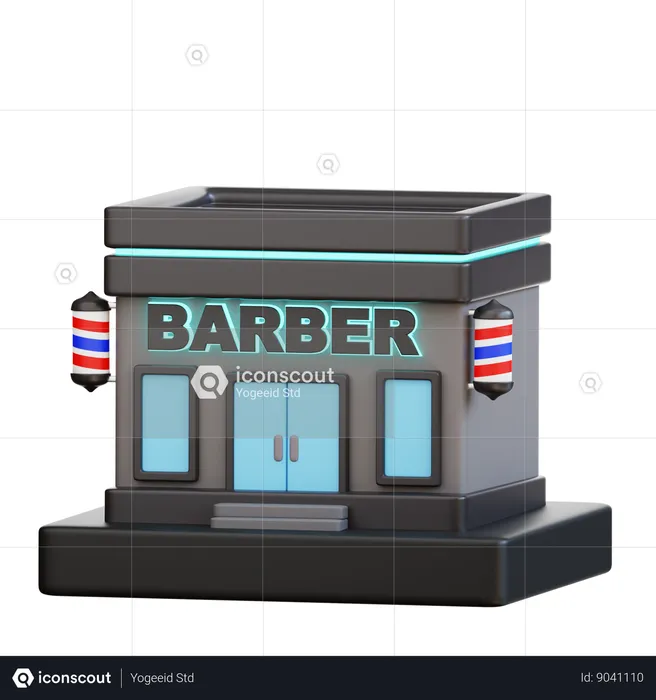 Barber  3D Icon