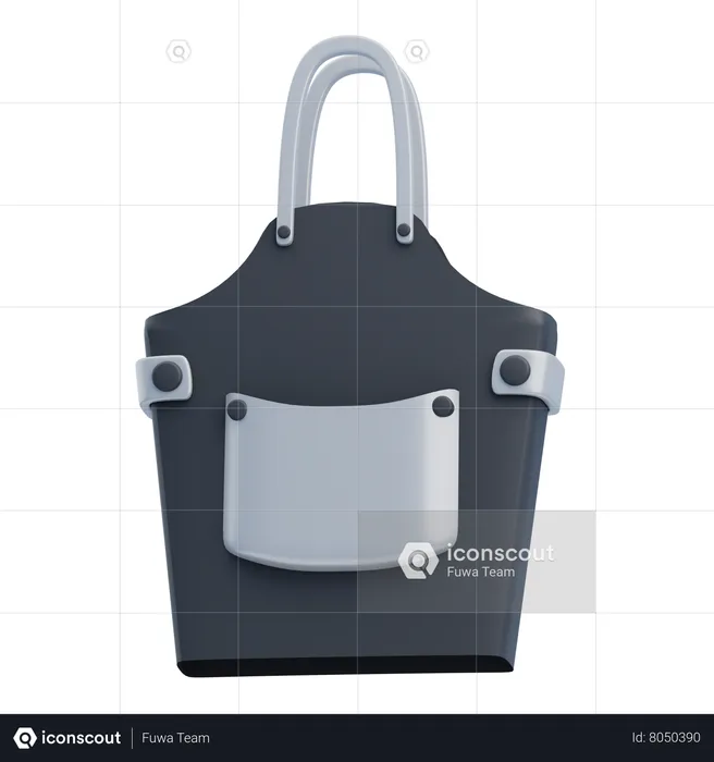 Barber Apron  3D Icon