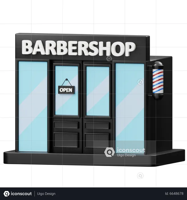 Barbershop  3D Icon