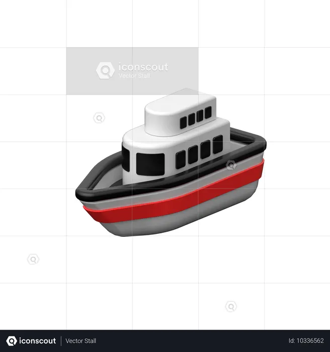 Bote  3D Icon