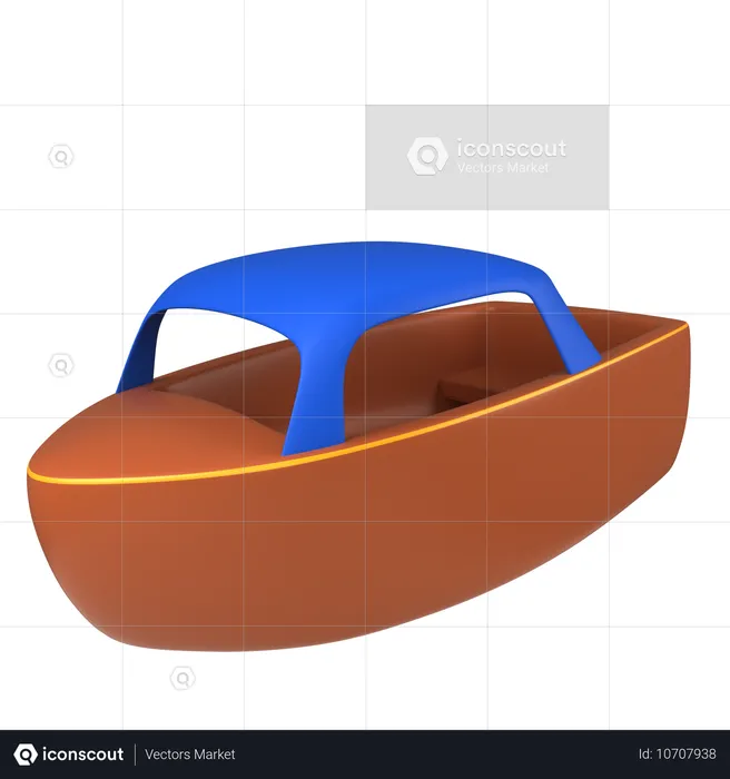 Barco  3D Icon