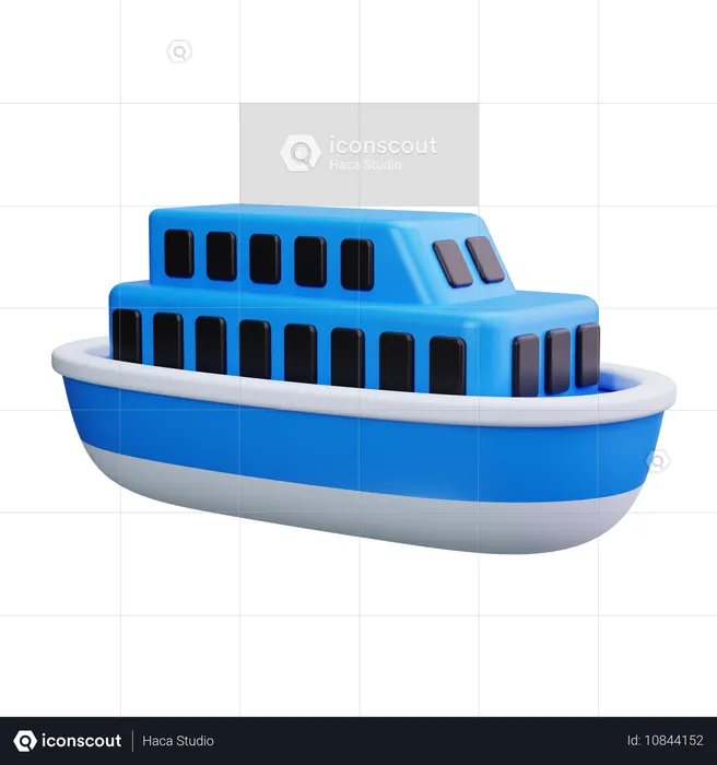 Barco  3D Icon