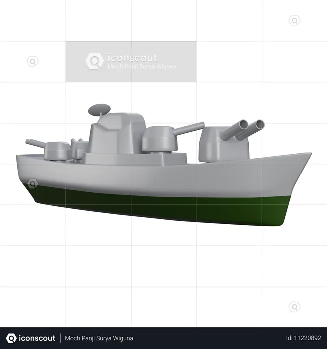 Barco  3D Icon