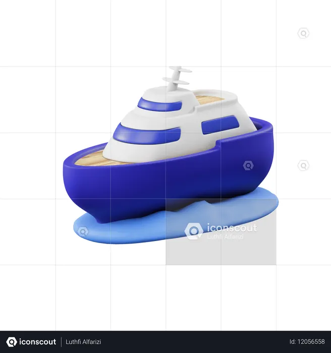 Barco  3D Icon