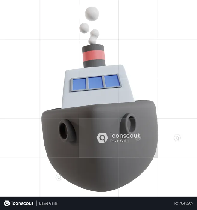 Barco  3D Icon