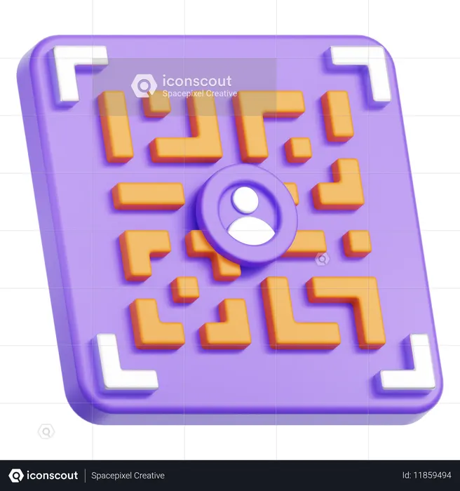 Barcode  3D Icon