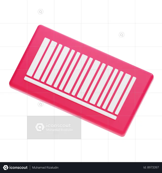 BARCODE  3D Icon