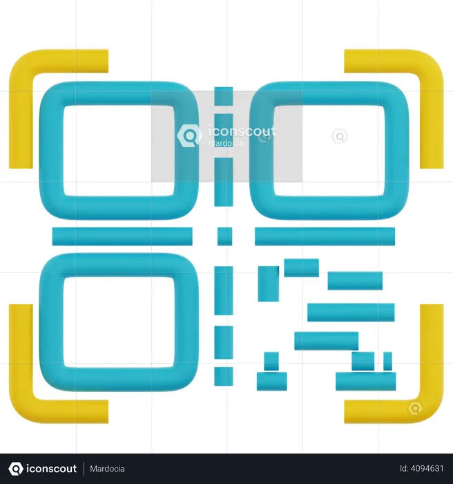 Barcode-Scannen  3D Illustration