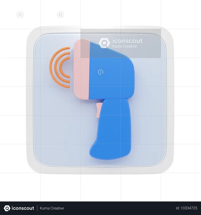 Barcode Scanner  3D Icon