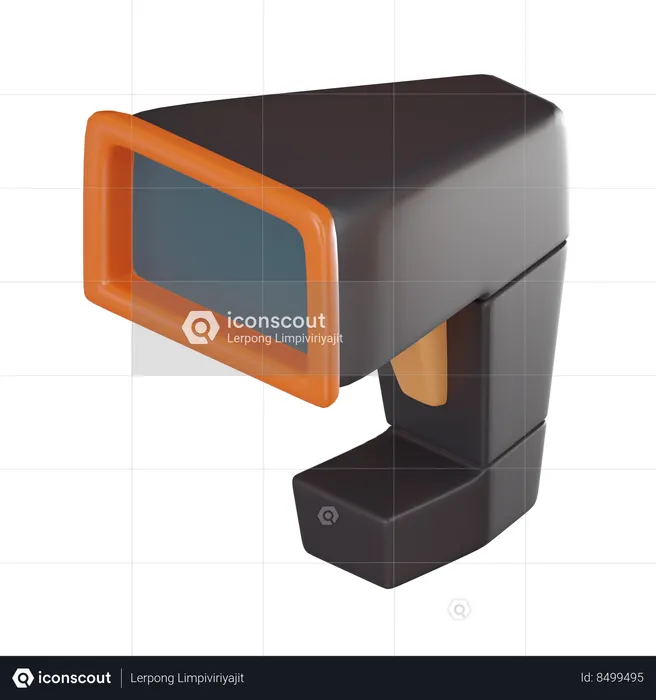 Barcode Scanner Machine  3D Icon