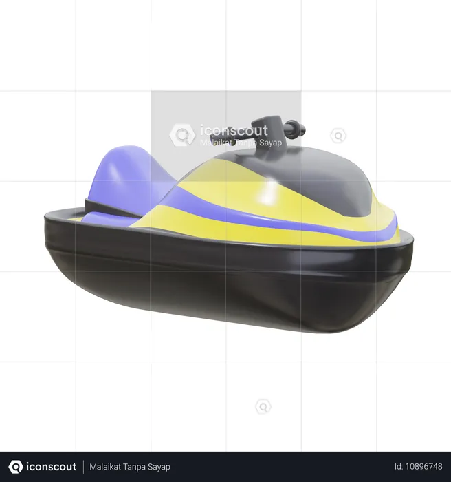 Barcos roxos  3D Icon