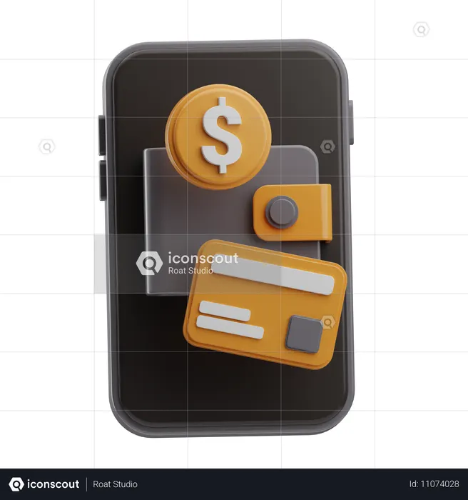 Bargeldlos  3D Icon