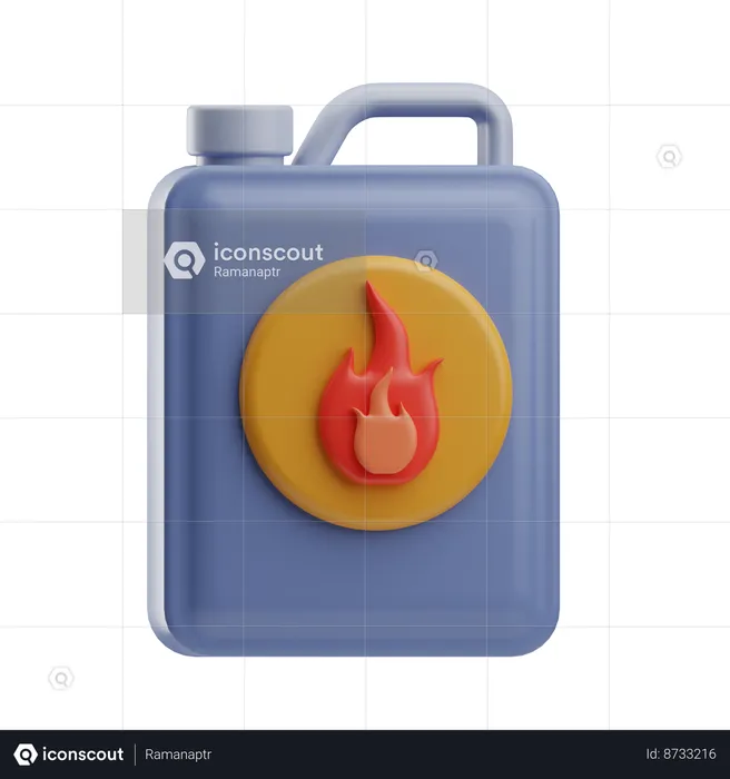 Baril de carburant  3D Icon