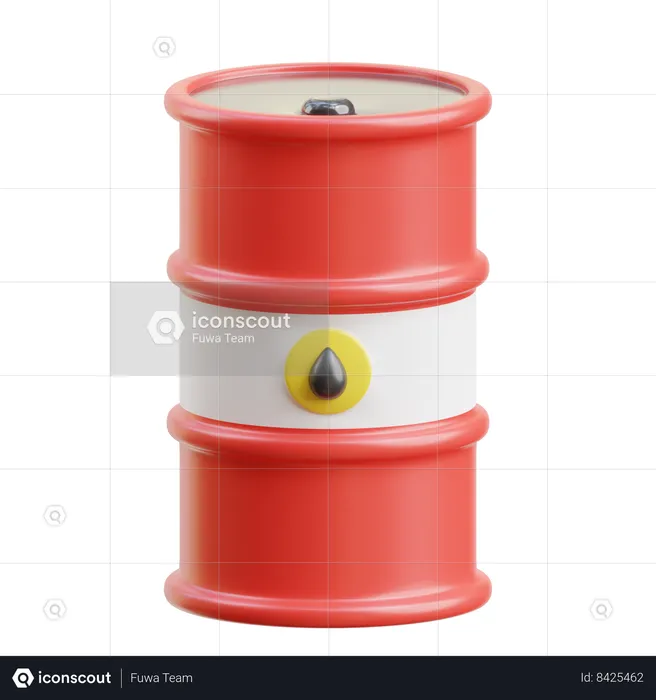 Baril de pétrole  3D Icon