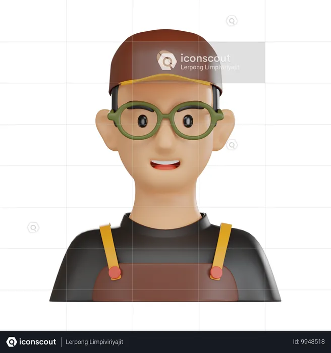 Barista  3D Icon