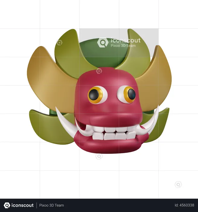 Barong  3D Illustration