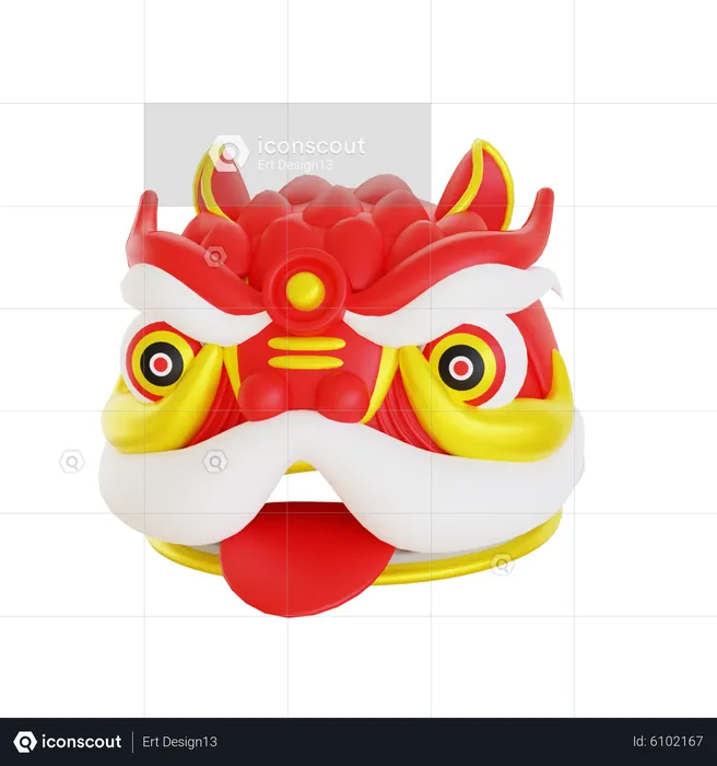 Barongsai  3D Illustration