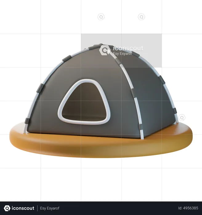 Barraca de acampamento  3D Icon