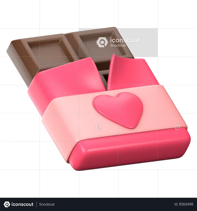 Barre de chocolat  3D Icon